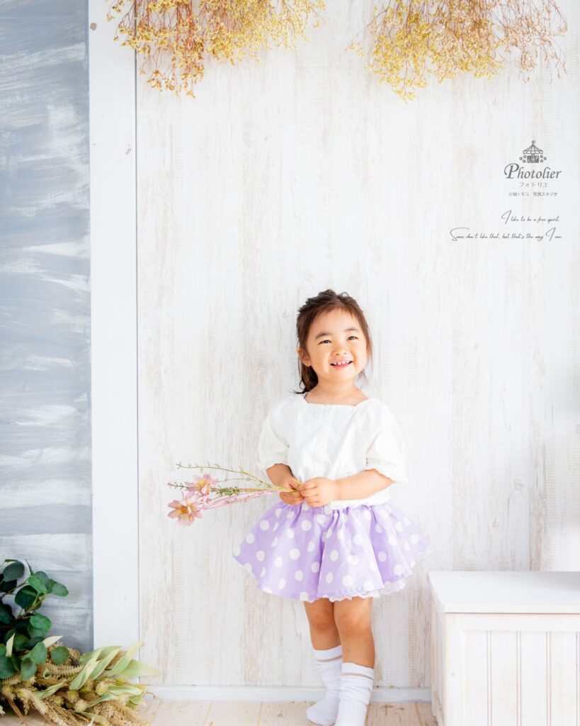3歳の誕生日撮影