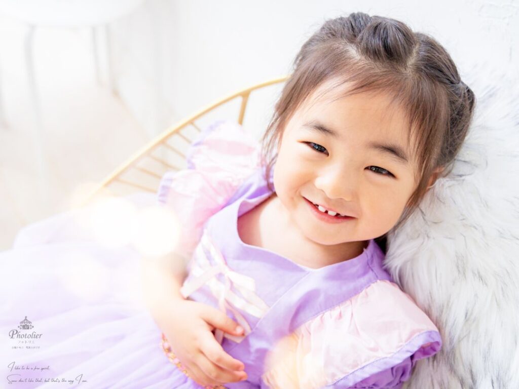 3歳の誕生日撮影