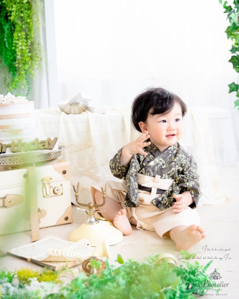 １歳の誕生日撮影