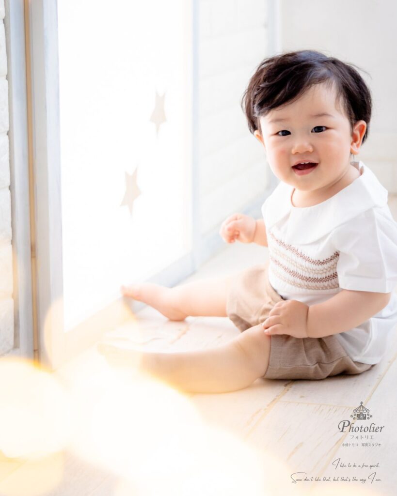 １歳の誕生日撮影