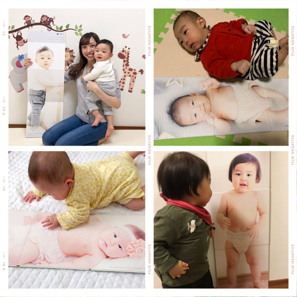 １歳の誕生日の記念撮影