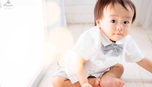 1歳の男の子のお誕生日撮影でした