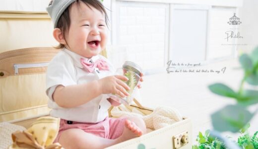 1歳の男の子のお誕生日撮影でした