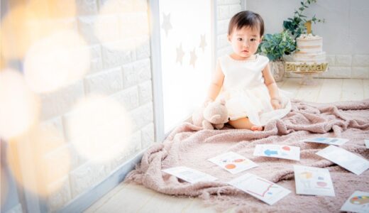 1歳の女の子のお誕生日撮影でした