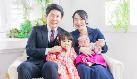七五三と100日祝いの撮影でした